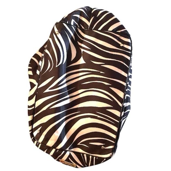 Kate Spade Zebra Print Hobo Bag Red Interior Bow - Picture 10 of 14